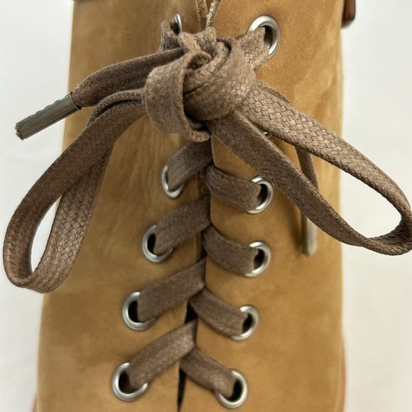 Rag & Bone Trafford Suede Peep-Toe 4" Heels Booties Sz 37.5 or US 7          - 1 - Picture 10 of 11